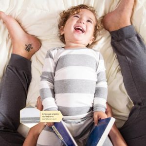 Burt’s Bees Baby Boy’s Organic Cotton PJ Set – Heather Grey