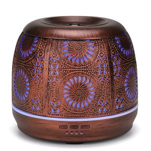 500ML Red Copper Ultrasonic Essential Oil Diffuser
