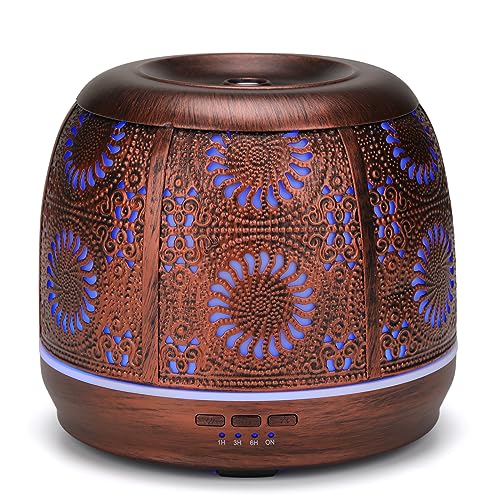 500ML Red Copper Ultrasonic Essential Oil Diffuser
