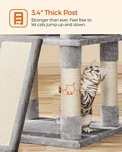 Feandrea 67" Multi-Level Cat Tree Tower for Large Cats - Image 7