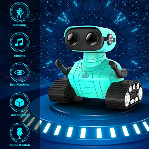 Rechargeable RC Robot Toy: Dance, Music & LED Eyes - Image 4