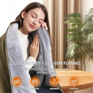 Portable Cordless Heated Blanket with Power Bank