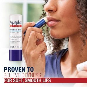 Aquaphor Healing Ointment & Lip Repair Set for Dry Skin
