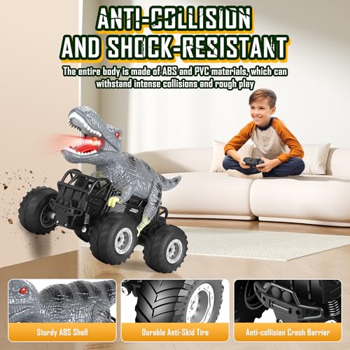 Manercey All-Terrain RC Monster Truck with Lights for Kids - Image 5