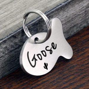 Ultra Joys Personalized Fish Pet ID Tag – Stainless Steel