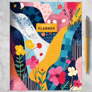 TF Publishing 2026 Colorful Monthly Planner – 12 Months
