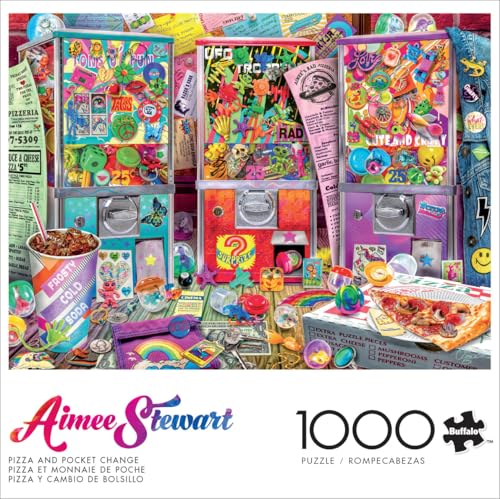 Aimee Stewart Pizza & Pocket Change 1000 Piece Jigsaw Puzzle - Image 2