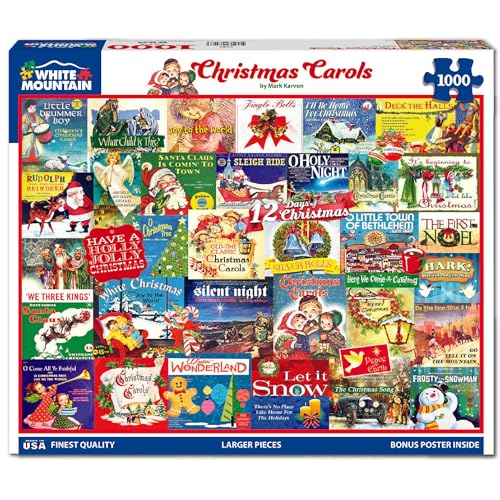 Christmas Carols 1000-Piece Jigsaw Puzzle for Family Fun - Image 4