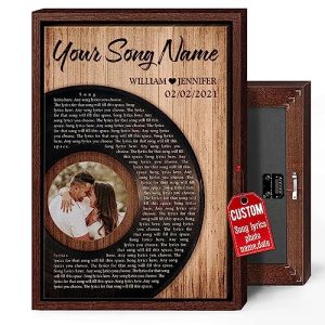 Personalized Song Lyrics Canvas Wall Art – Custom Gift
