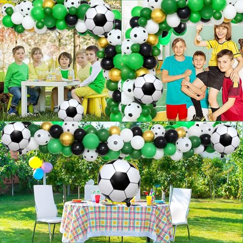 Soccer Birthday Party Kit - Balloon Arch & Decor - Image 7
