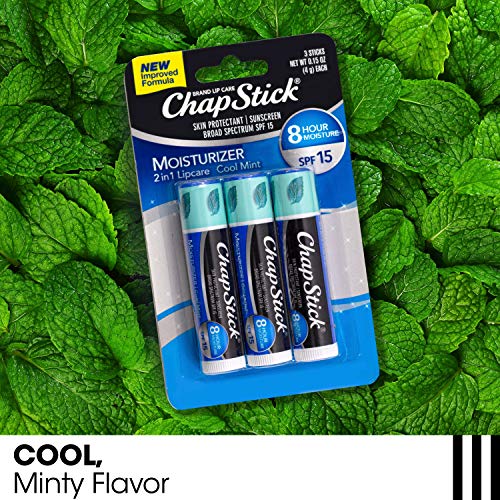 ChapStick Cool Mint & Spearmint Lip Balm 5-Pack SPF 15 - Image 3