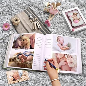 Holoary Baby Photo Album – Woodland Animals, 160 Photos