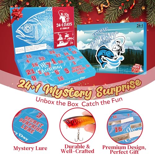 2025 Fishing Advent Calendar: Lures Set & Mystery Surprise - Image 2