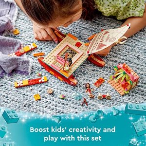 LEGO Disney Moana’s Wayfinding Boat Toy Set 43210