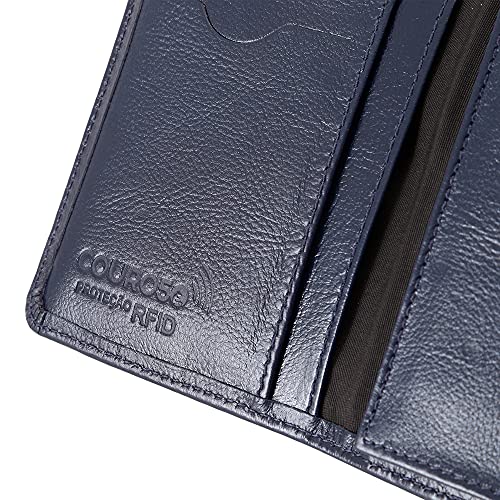 Couro50 Minimalist Slim Leather RFID Front Pocket Wallet - Image 3