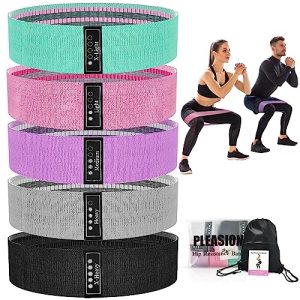 5-Level Fabric Resistance Bands for Legs & Glutes Workout