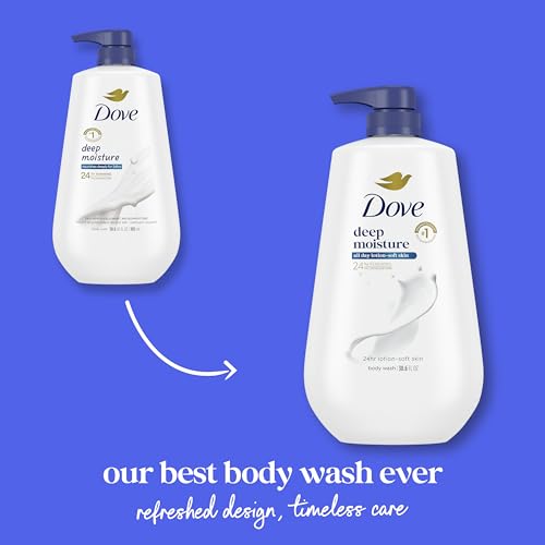 Dove Deep Moisture Body Wash with Pump - 3 Count - Image 4