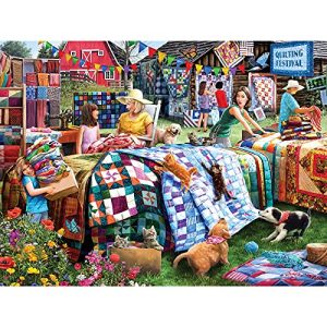 Bits and Pieces 500 Piece Quilting Festival Jigsaw Puzzle