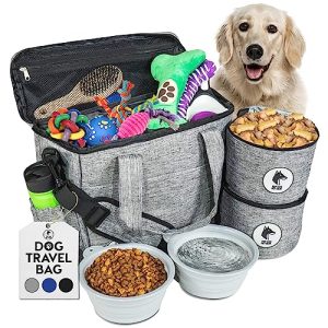 Airline-Approved Dog Travel Backpack with Supplies Organizer