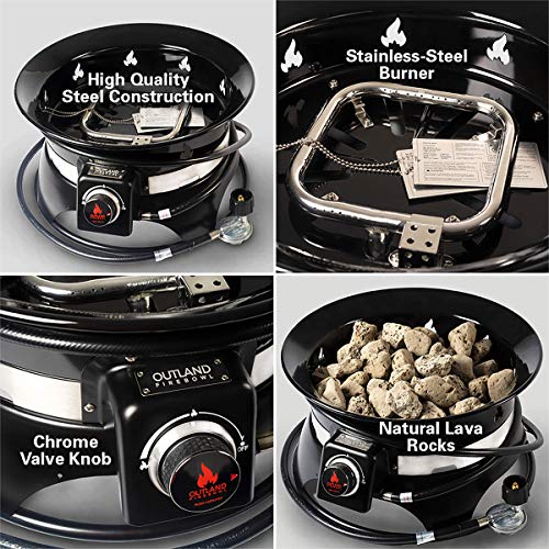 Outland Living Firebowl 870 Premium 19” Propane Fire Pit - Image 5