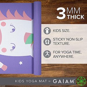 Gaiam Kids Yoga Mat: Fun Prints for Young Children & Toddlers