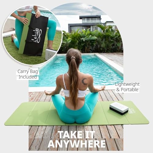 Folding Yoga Mat with Carry Bag - 6mm, Anti-Slip & Portable - Image 6