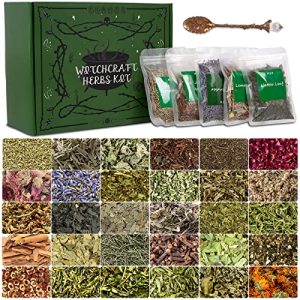 Witchcraft Herbs Starter Kit – 30 Dried Herbs for Rituals