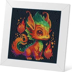 Meothan 5D Dragon Diamond Painting Kit for Kids