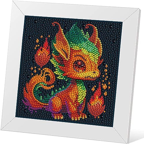 Meothan 5D Dragon Diamond Painting Kit for Kids