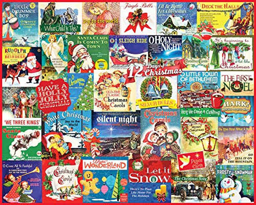 Christmas Carols 1000-Piece Jigsaw Puzzle for Family Fun
