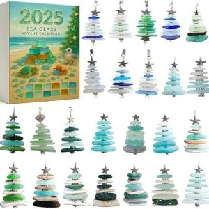 Sea Glass Christmas Tree Advent Calendar 2025 (7-inch)
