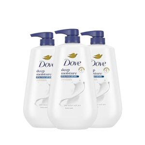 Dove Deep Moisture Body Wash with Pump – 3 Count