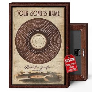 Personalized Song Lyrics Canvas – Custom Wall Art for Couples