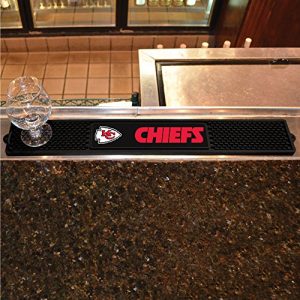 FANMATS Kansas City Chiefs Bar Mat – Durable & Easy Clean