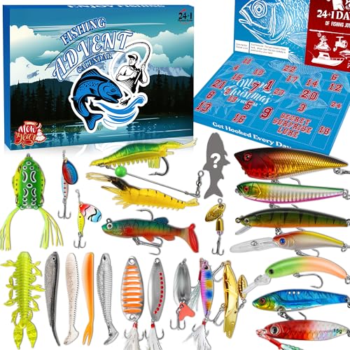 2025 Fishing Advent Calendar: Lures Set & Mystery Surprise