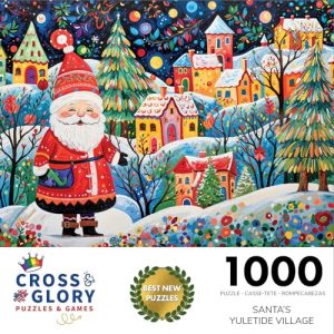 Santa’s Yuletide Village 1000-Piece Christmas Puzzle
