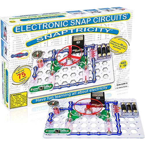 Snap Circuits Snaptricity: STEM Electronics Kit for Kids 8+