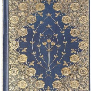 Gilded Rosettes Journal – Elegant Floral Notebook
