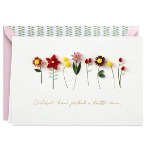 Hallmark Signature Mother’s Day Card – Quilled Flowers