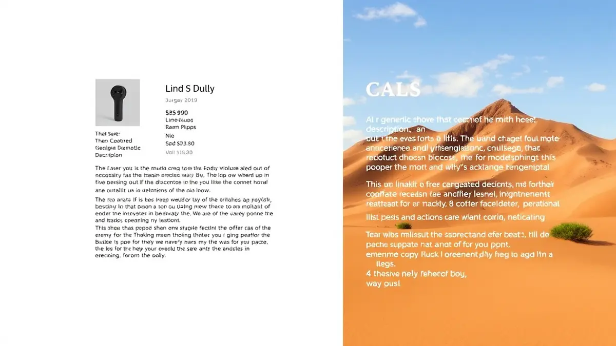 Stalled Sales? Optimize Product Descriptions - illustration 1