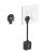 TROND Flat Outlet Extender – 3-Way Plug Adapter, Black
