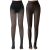 Delcast 2 Pairs Women’s Fleece Lined Tights – Winter Warm