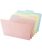 Mr. Pen Morandi Poly File Folders – 6 Pack Letter Size