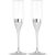 Lenox True Love Glass Flute Pair – Clear Wedding Gift