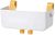 7UYUU Bunk Bed Shelf: White Plastic Bedside Caddy