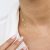 Sideways Initial Letter Necklace – Elegant Gift for Her