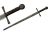 SZCO Supplies Hand-Forged Carbon Steel Rustic Broad Sword