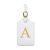 CHOIEO Monogrammed PU Leather Initial Luggage Tag