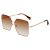 SOJOS Trendy Square Oversized Sunglasses