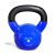 Yes4All 20lb Vinyl Kettlebell – Strength Training Blue